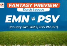 FC Emmen vs PSV Eindhoven Fantasy Preview & Prediction