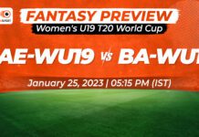UAE-WU19 vs BA-WU19