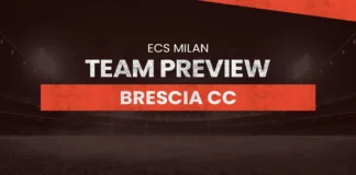 Brescia CC Team Preview: ECS Milan T10, BRE vs TRA dream11 prediction