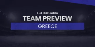 Greece (GRE) Team Preview: ECI Bulgaria T10, BUL vs GRE dream11 prediction, TUR vs GRE prediction