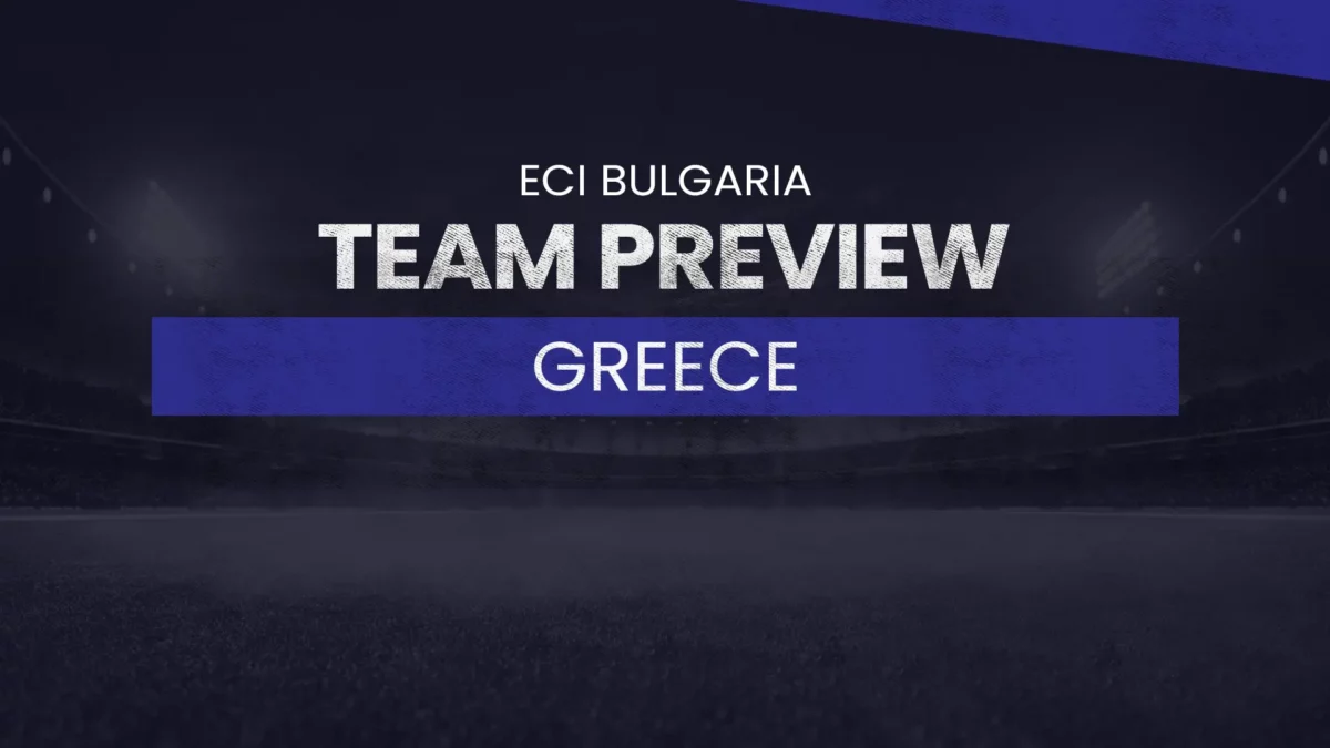 Greece (GRE) Team Preview: ECI Bulgaria T10, BUL vs GRE dream11 prediction, TUR vs GRE prediction