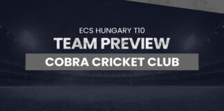Cobra Cricket Club (COB) Team Preview: ECS Hungary, ROT vs COB dream11 prediction, COB vs BLB dream11 prediction, Cobra Cricket Club, T10, cricket