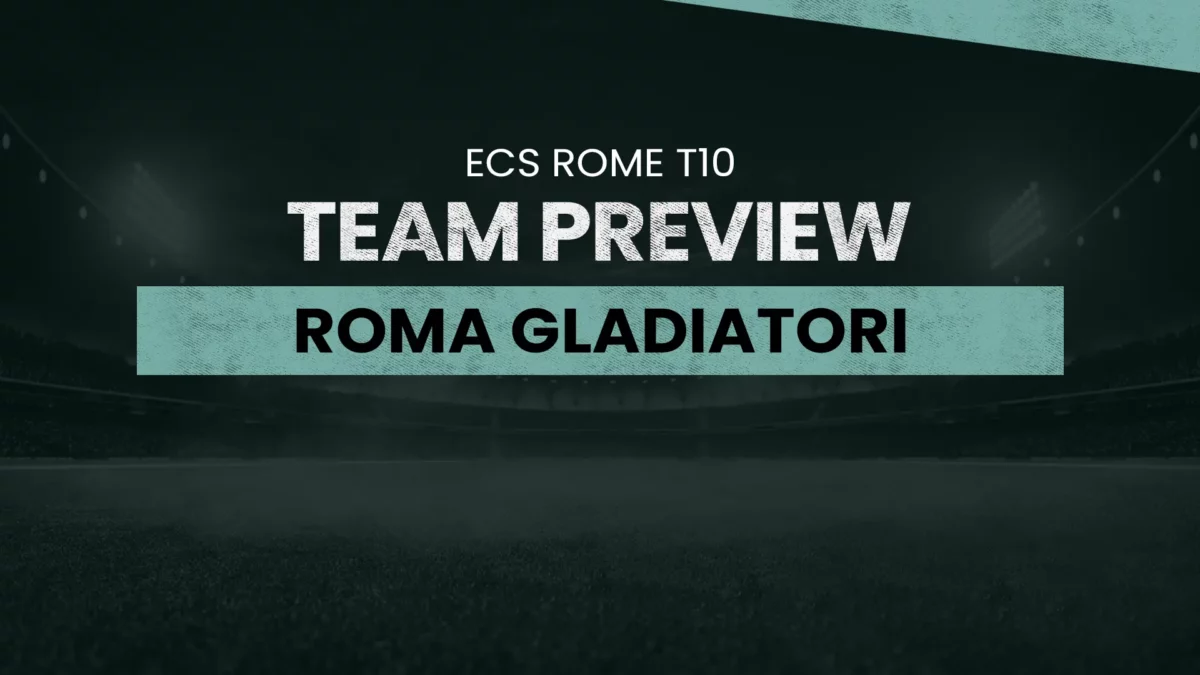 Roma Gladiatori (RGD) Team Preview: ECS Rome T10, cricket, t10, fantasy, fantasy team, fantasy cricket, fantasy prediction, dream11, dream11 team, dream11 prediction, RGD vs ROR dream11 prediction, RC vs RGD dream11 prediction